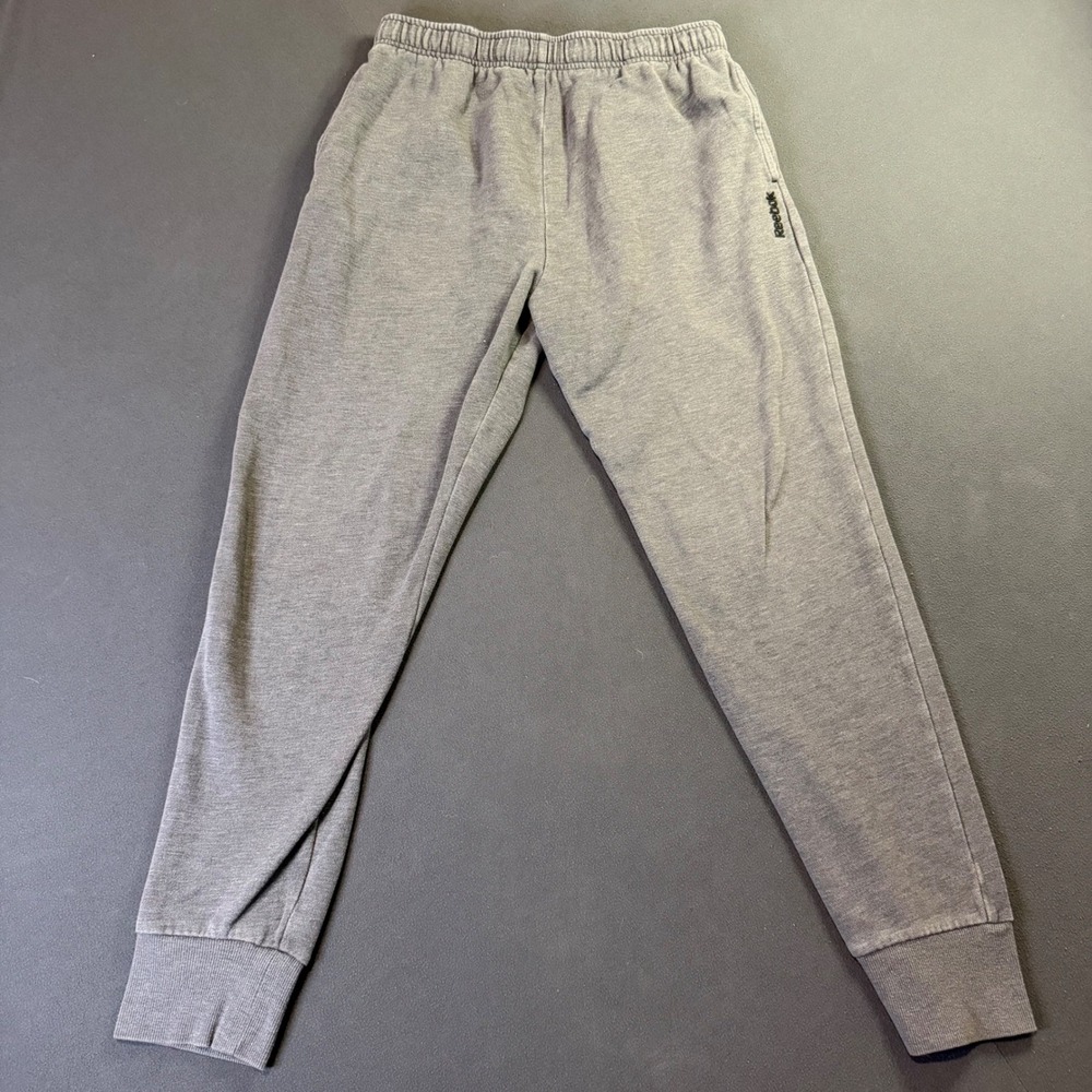 Reebok Athletic Jogger Sweatpants Gray Heathered Men's Size‎ Medium